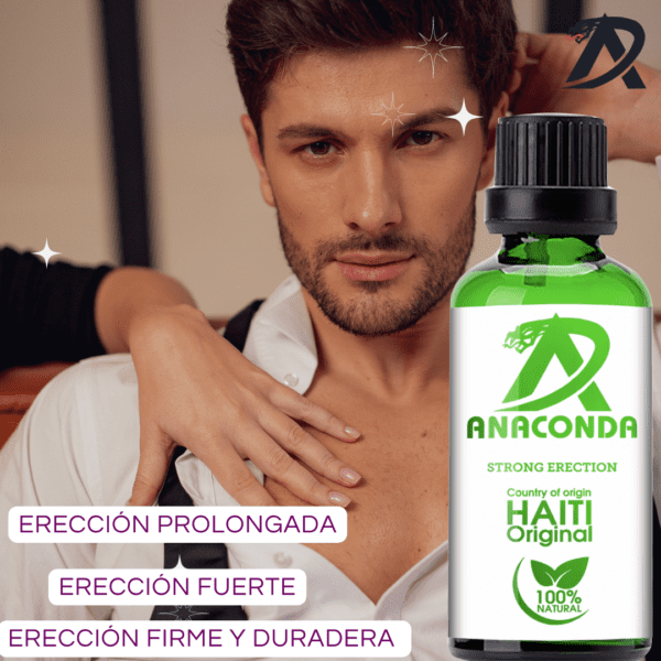 Gota anaconda erección fuerte y prolongada