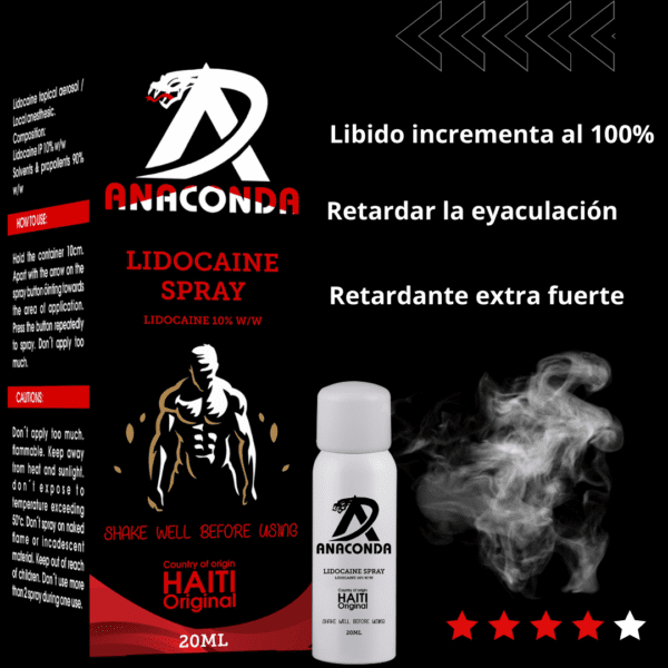 Spray retardador eyaculación 20ML