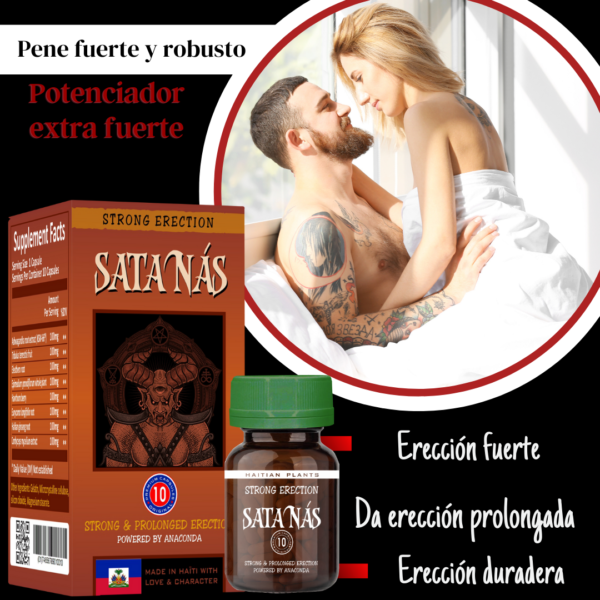 Cápsula satanás potenciador sexual extra fuerte